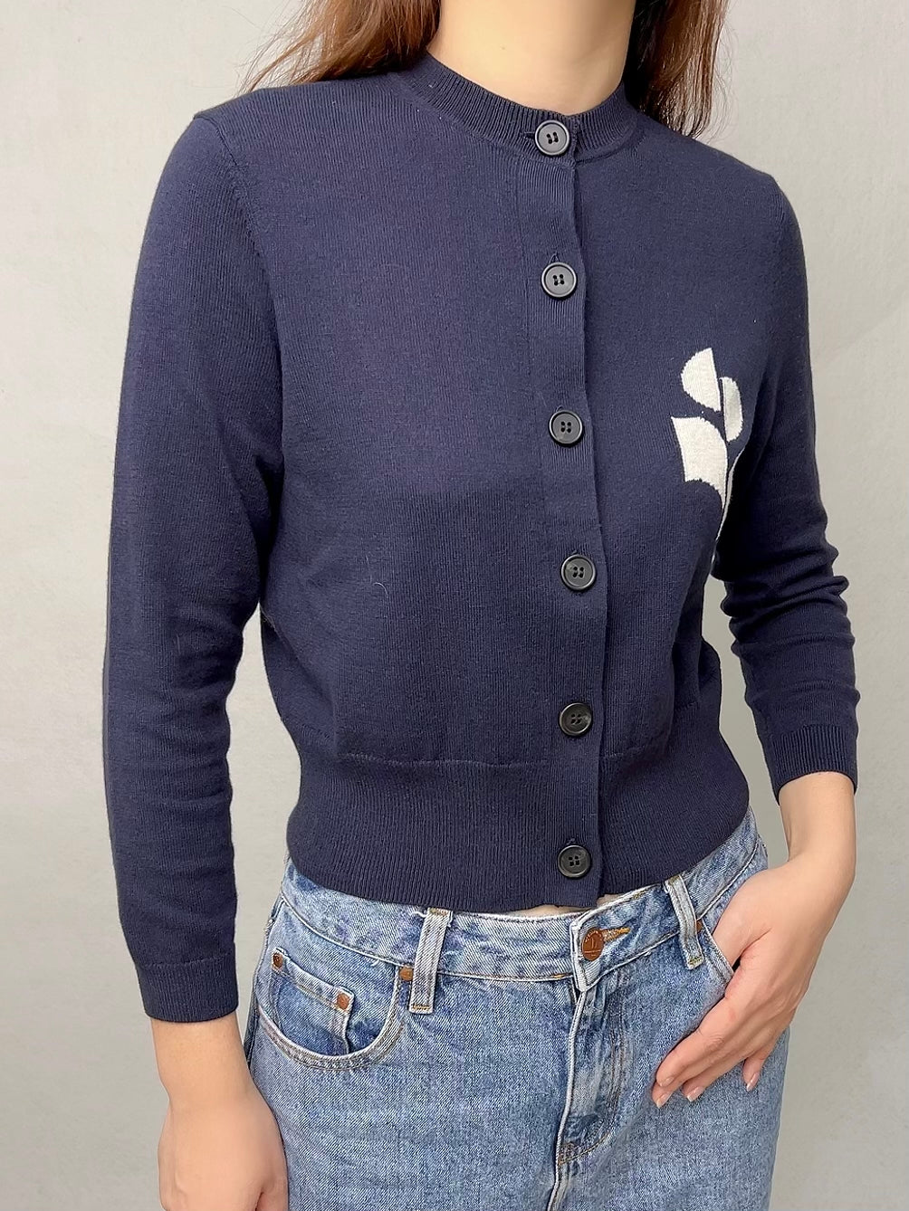 Newton Navy Cardigan 24S