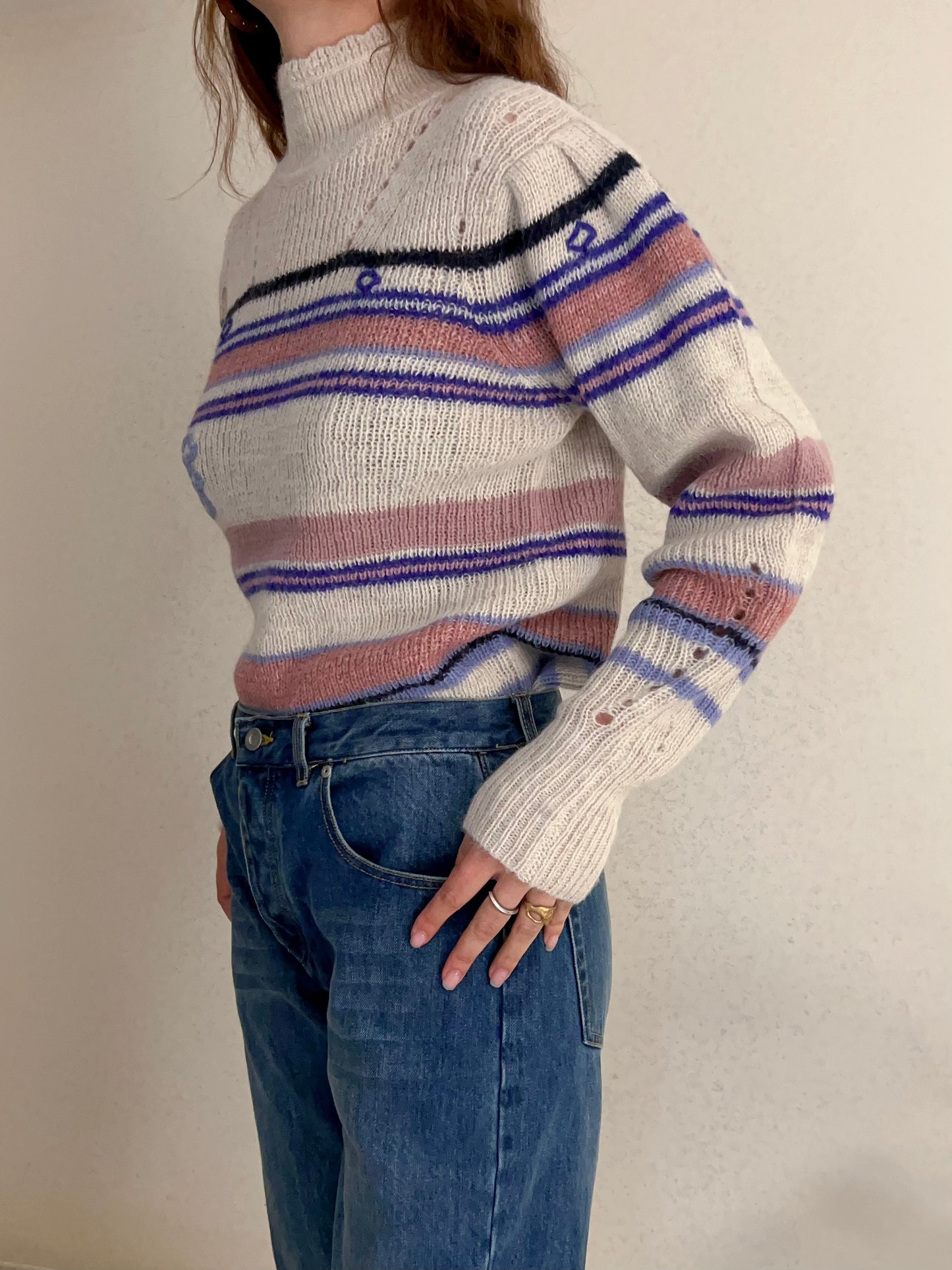 IM Georgia High-Neck Striped Jumper [size 36 sample sale]