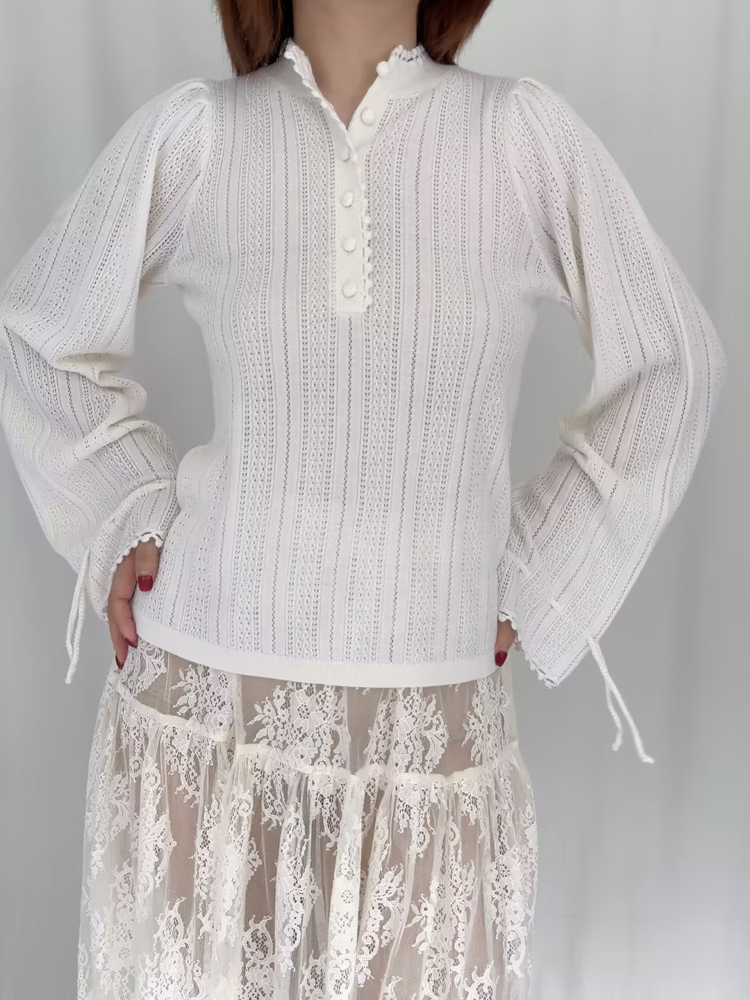 Clemence Sweater - Ecru