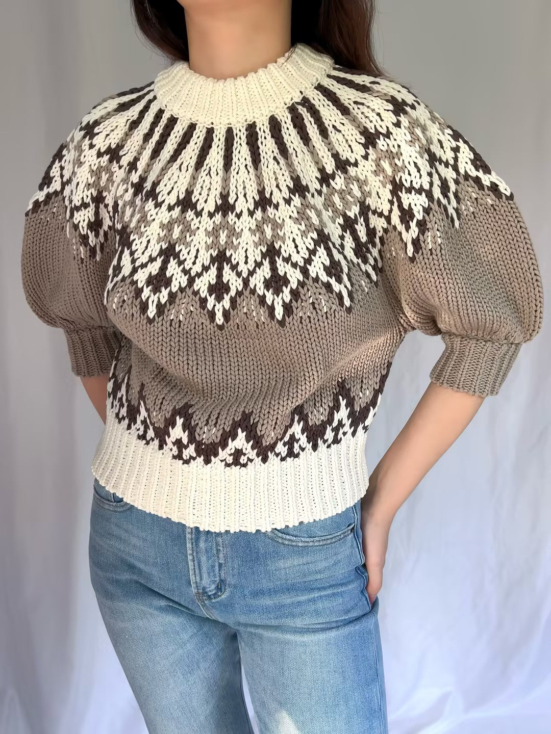 Marty Sweater - Moonlight Fairisle