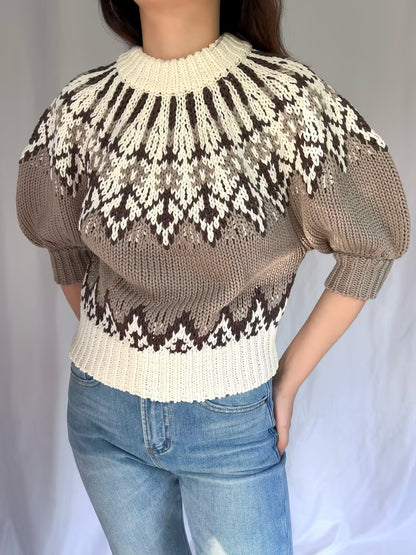 Marty Sweater - Moonlight Fairisle