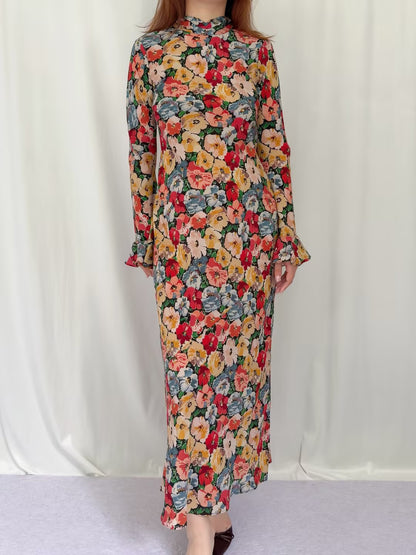 Musetta Dress - Poppy Meadow