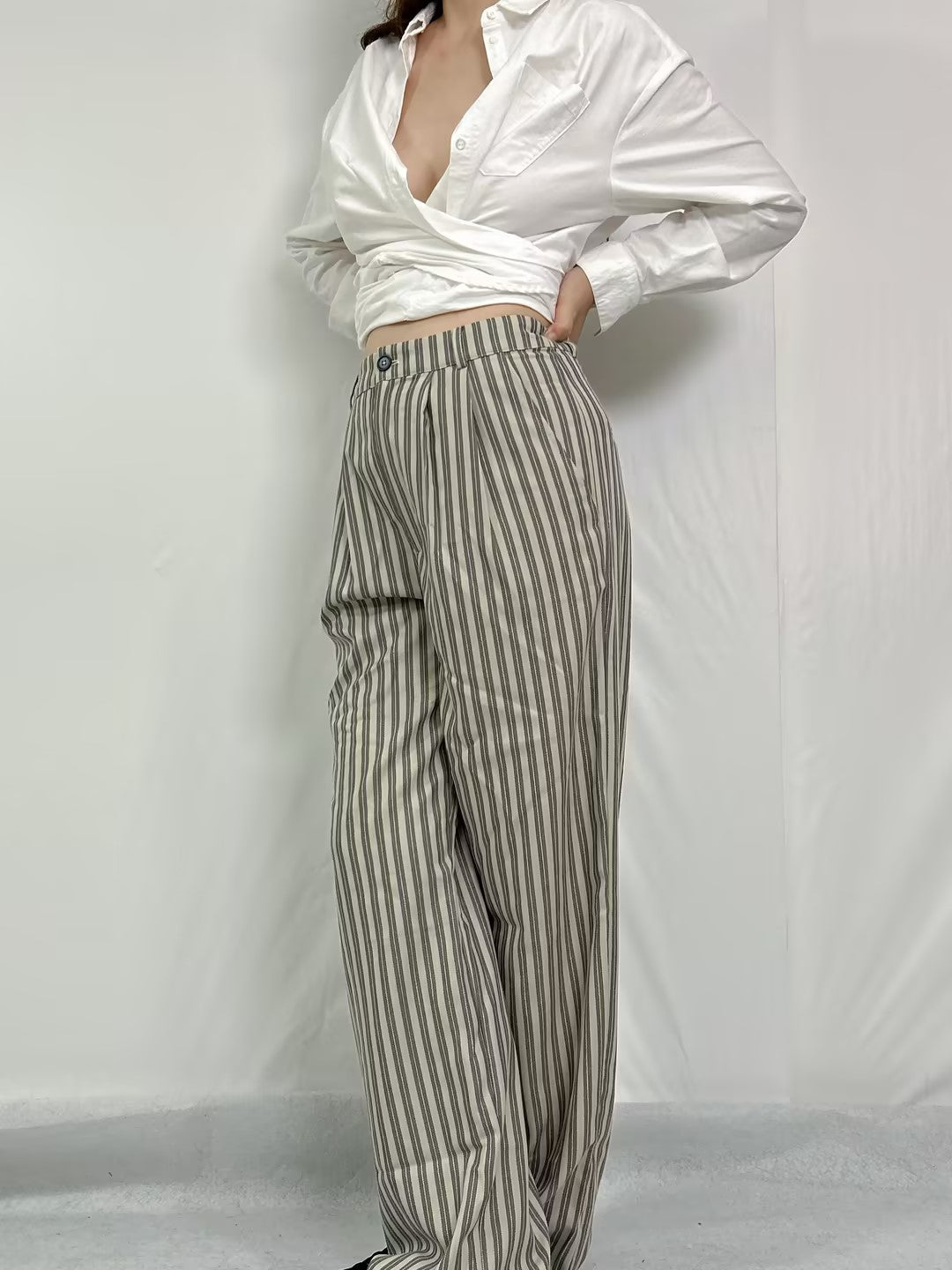 Mason Pant in Slate Stripe