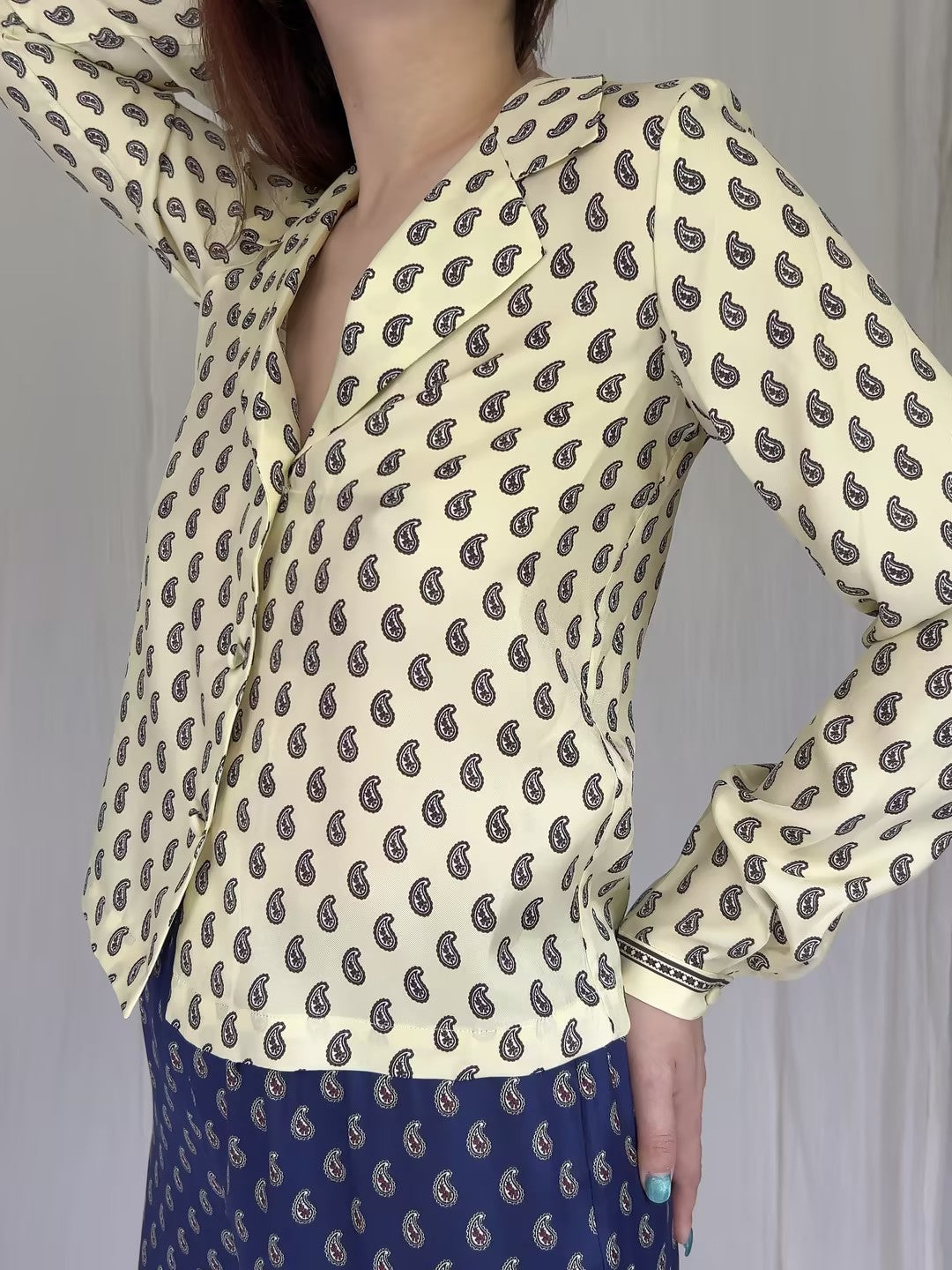 Elene Top - Sunlight Taormina Paisley