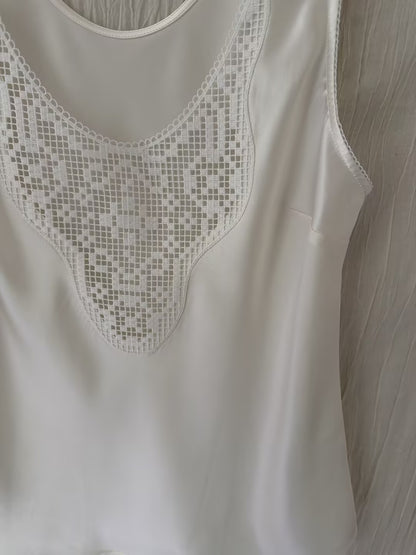 Odette Silk Top -  Cream