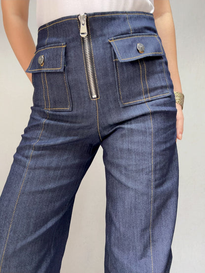 Pantalon Long Azur Denim