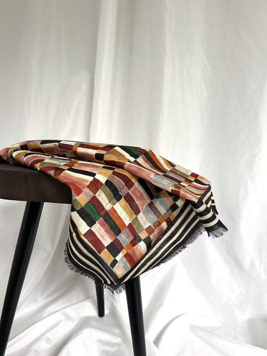 Marjorelle Midi Cotton Scarf