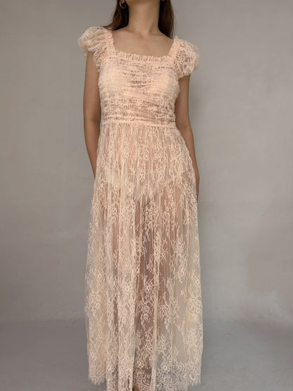 Pamelina Lace Dress Pink