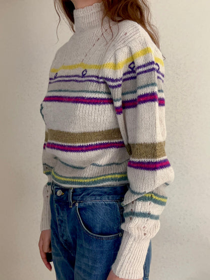 IM Georgia High-Neck Striped Jumper [size 36 sample sale]