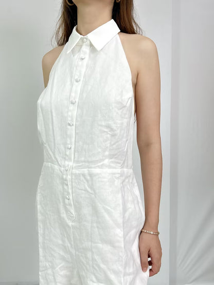 Ryan Linen Jumpsuit [size 10 sample sale]