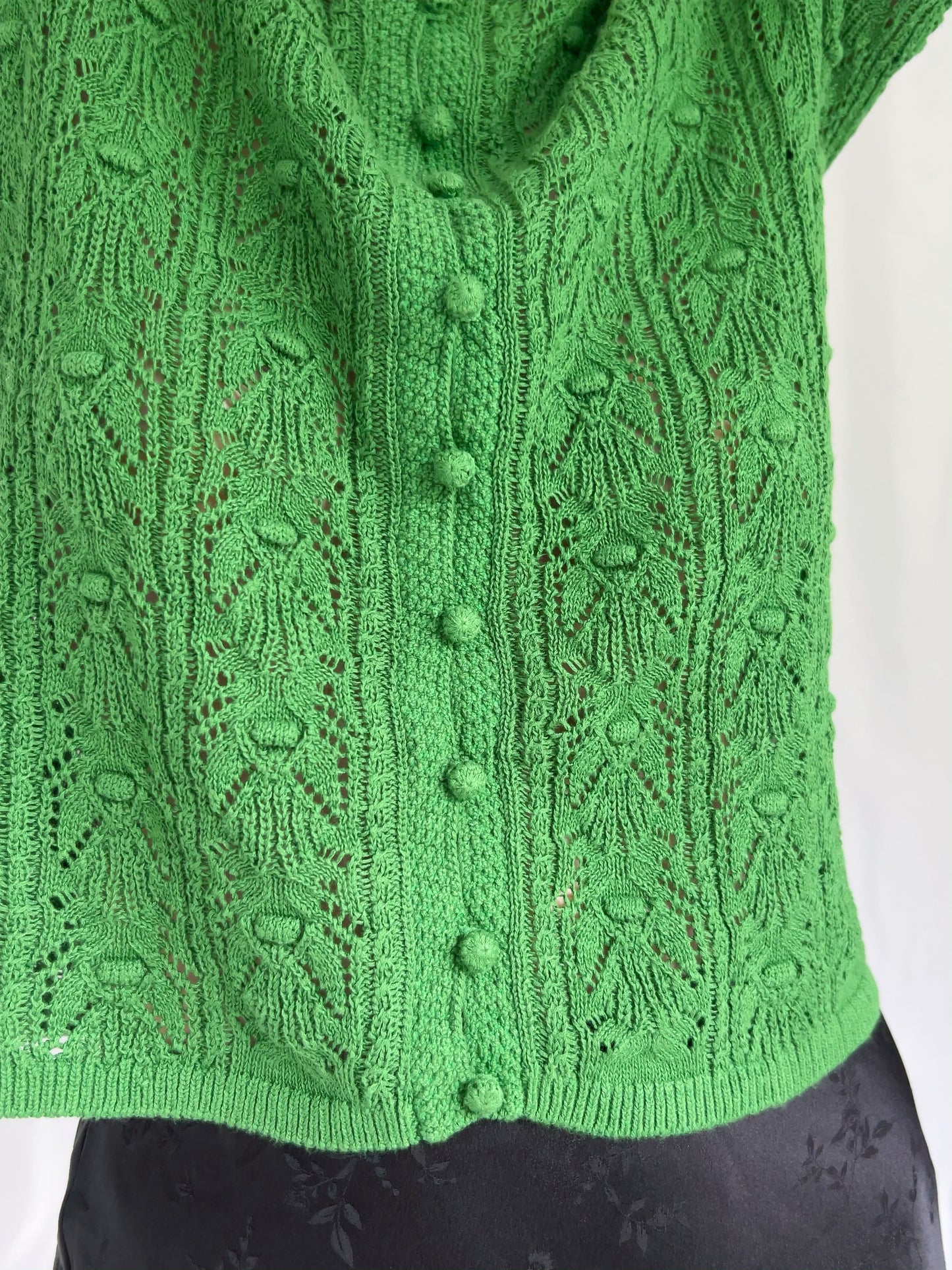 Milane Crochet Top - Green