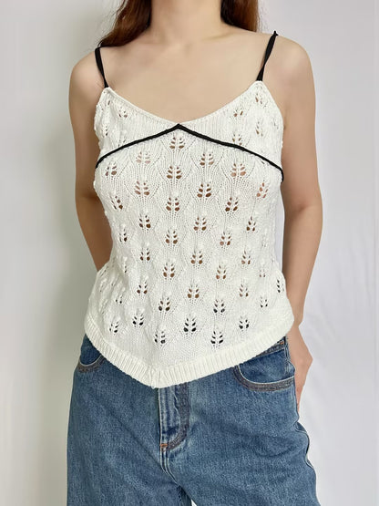 Crochet Knit Vest