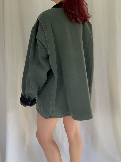 Pascual Barn Jacket - Dark Olive in XXL