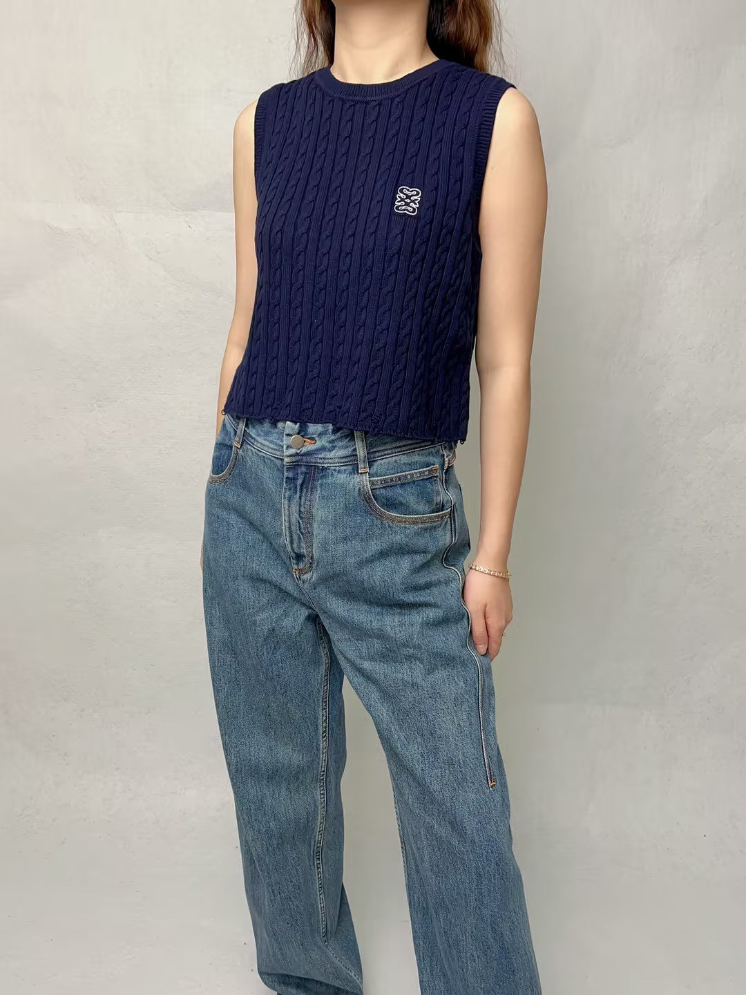 Cali Sleeveless Sweater Vest [size 2 sample sale]