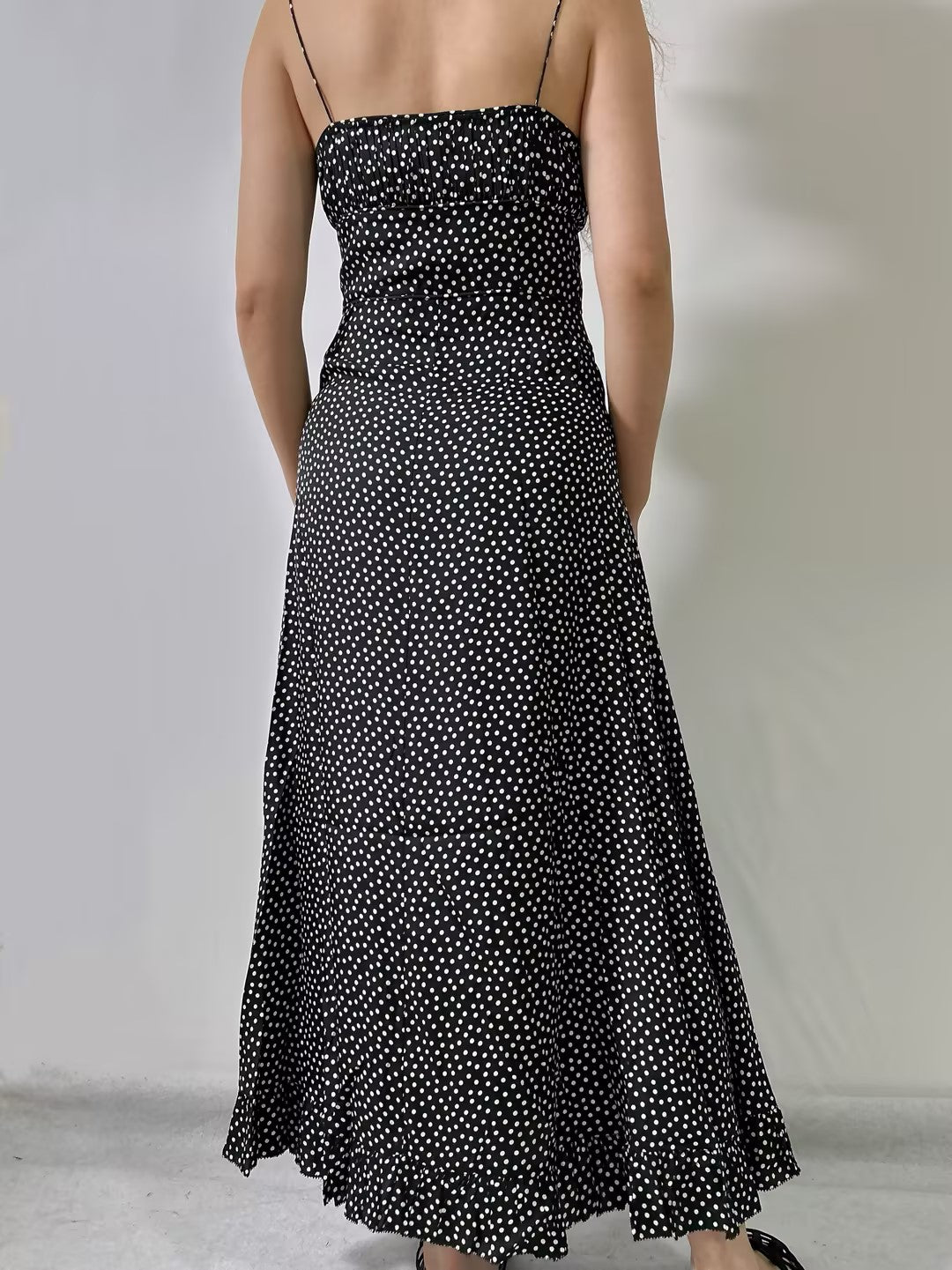 Rosaria Silk Dress in Camille Dot