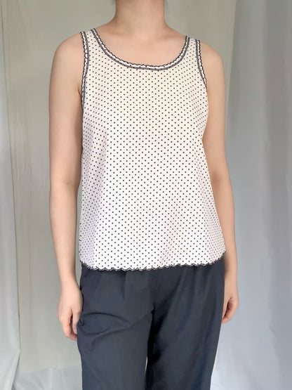 Blake Top - Polka Dots Aop in S