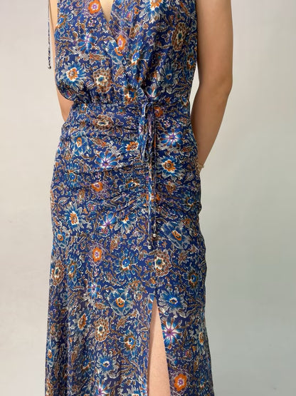 Robe longue à fleurs Veronica Dovima