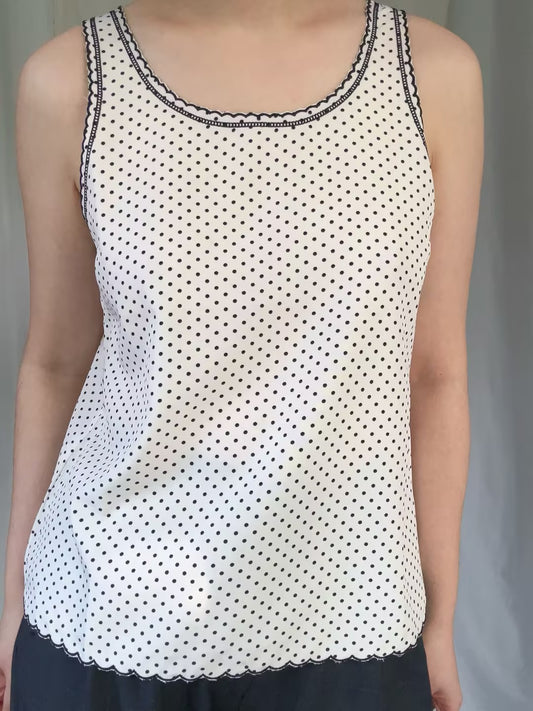 Blake Top - Polka Dots Aop in S