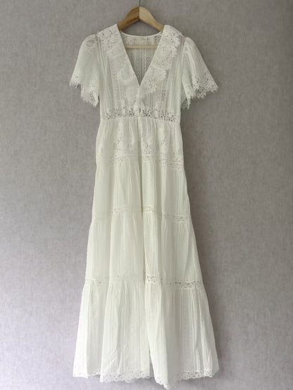 Gabriella Dress - Salt