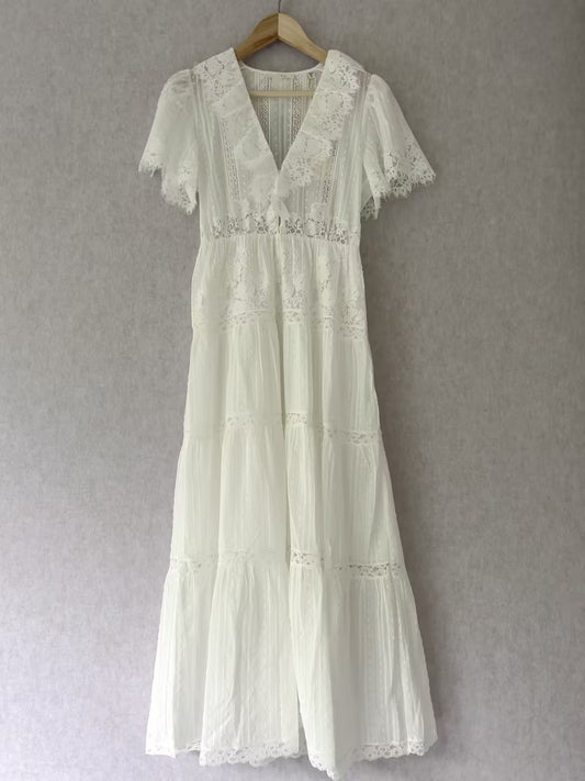 Gabriella Dress - Salt