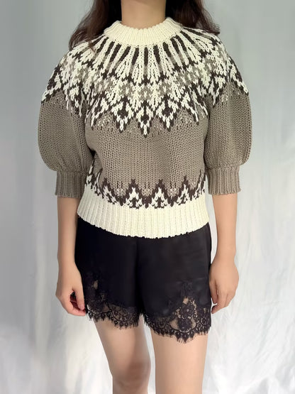 Marty Sweater - Moonlight Fairisle