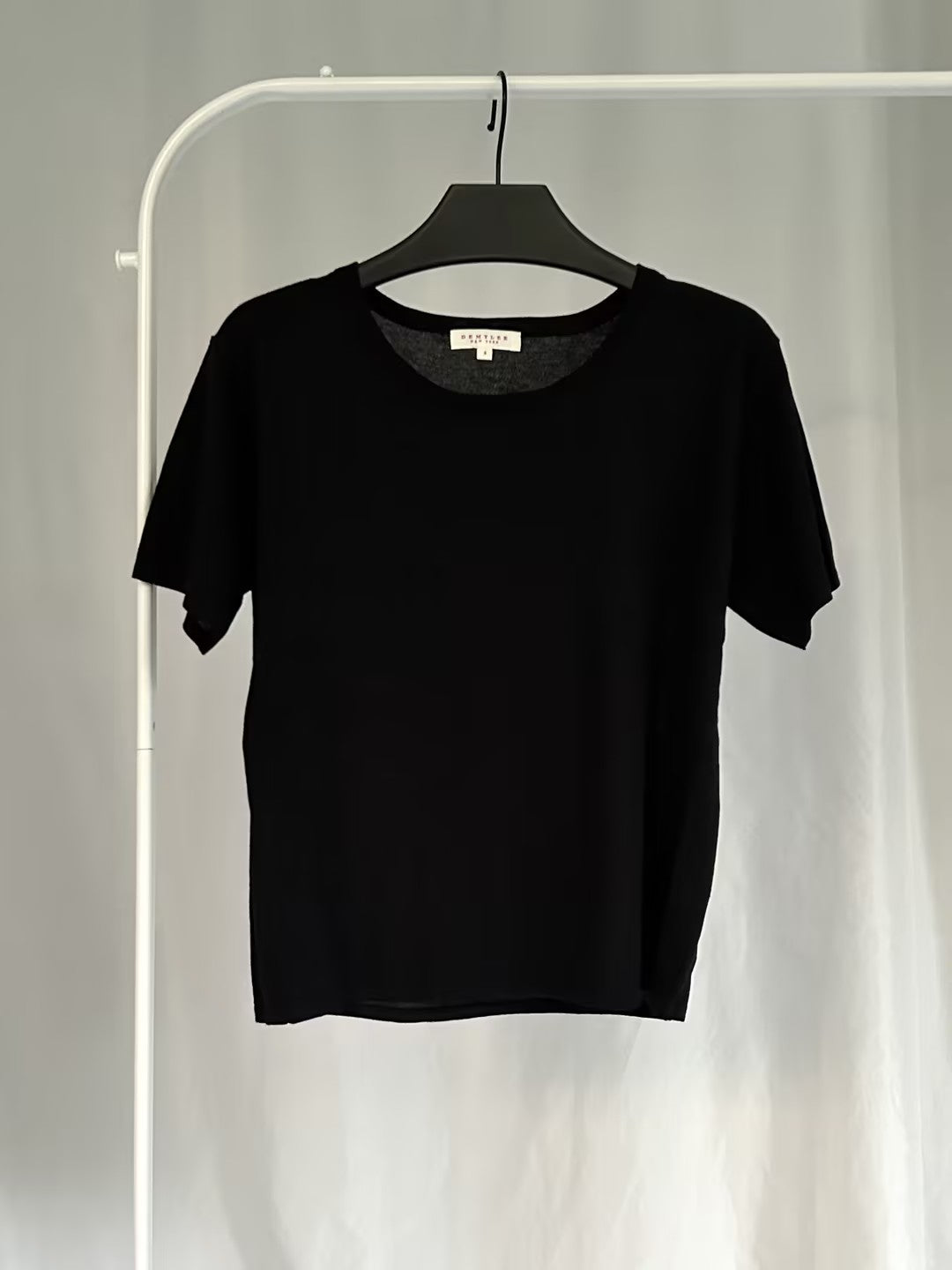 DL Pima Cotton Top - Black in S