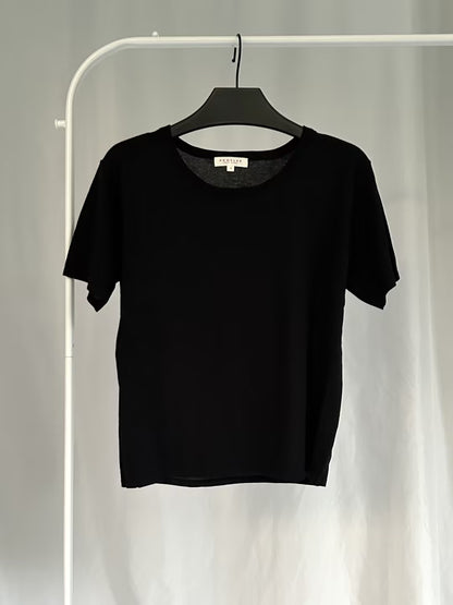 DL Pima Cotton Top - Black in S