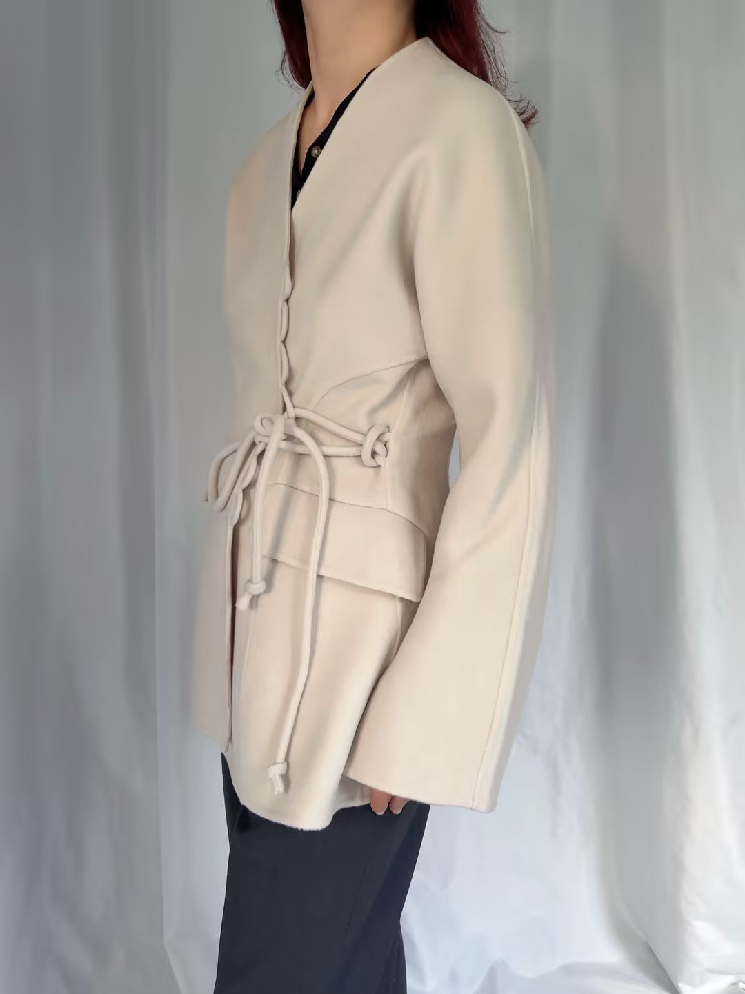 BMB Lalou Wool Blazer - Cream