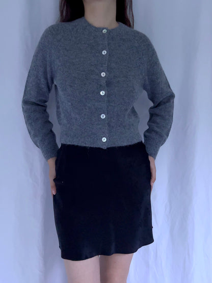 Petra Cardigan - Dark Heather Grey