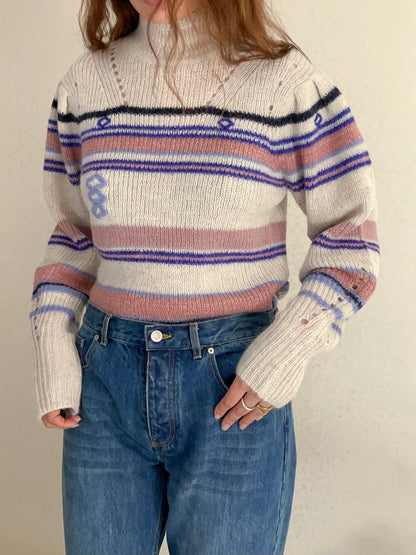 IM Georgia High-Neck Striped Jumper [size 36 sample sale]