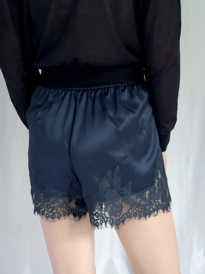 Fern Satin Short - Midnight Navy