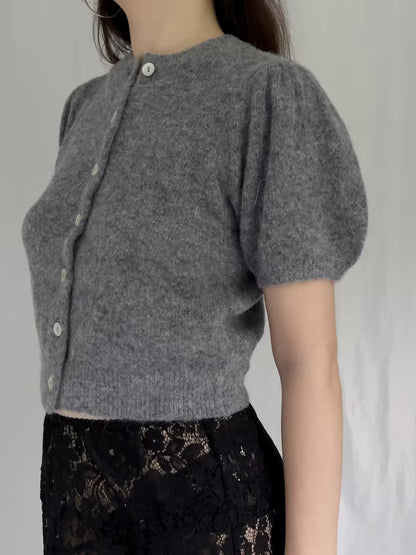 Anisa Cardigan - Dark Heather Grey