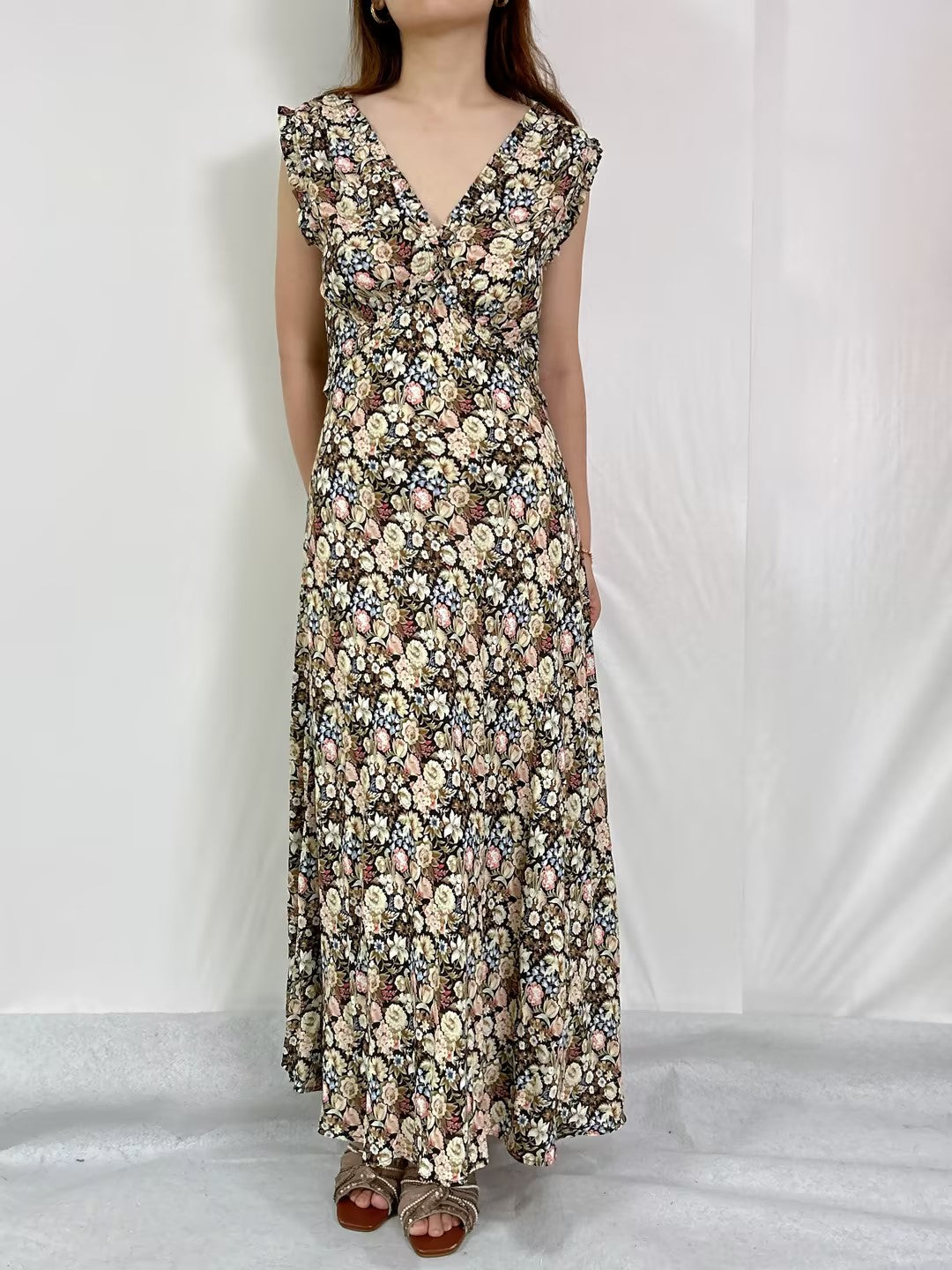 Tahlia Long Dress In Arbor Floral