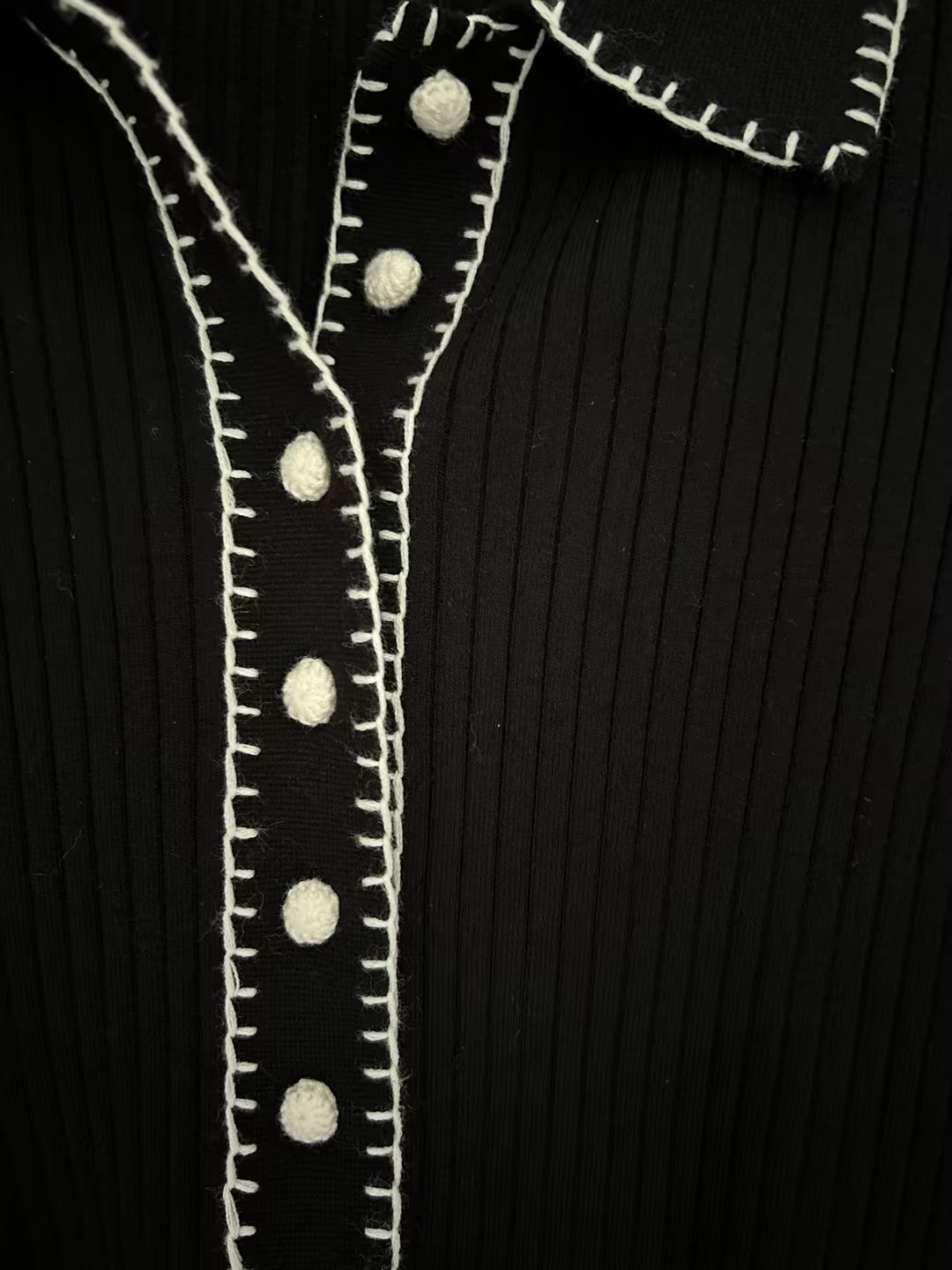 Armelle Jumper - Black Ecru