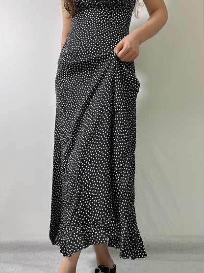 Rosaria Silk Dress in Camille Dot