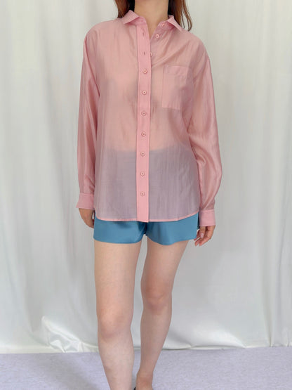 Eli Oversized Sheer Shirt