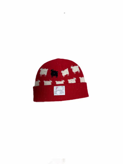 Pull en coton à poils de mouton ajusté pour femme WW - Rouge Diana (nous contacter pour les autres tailles)