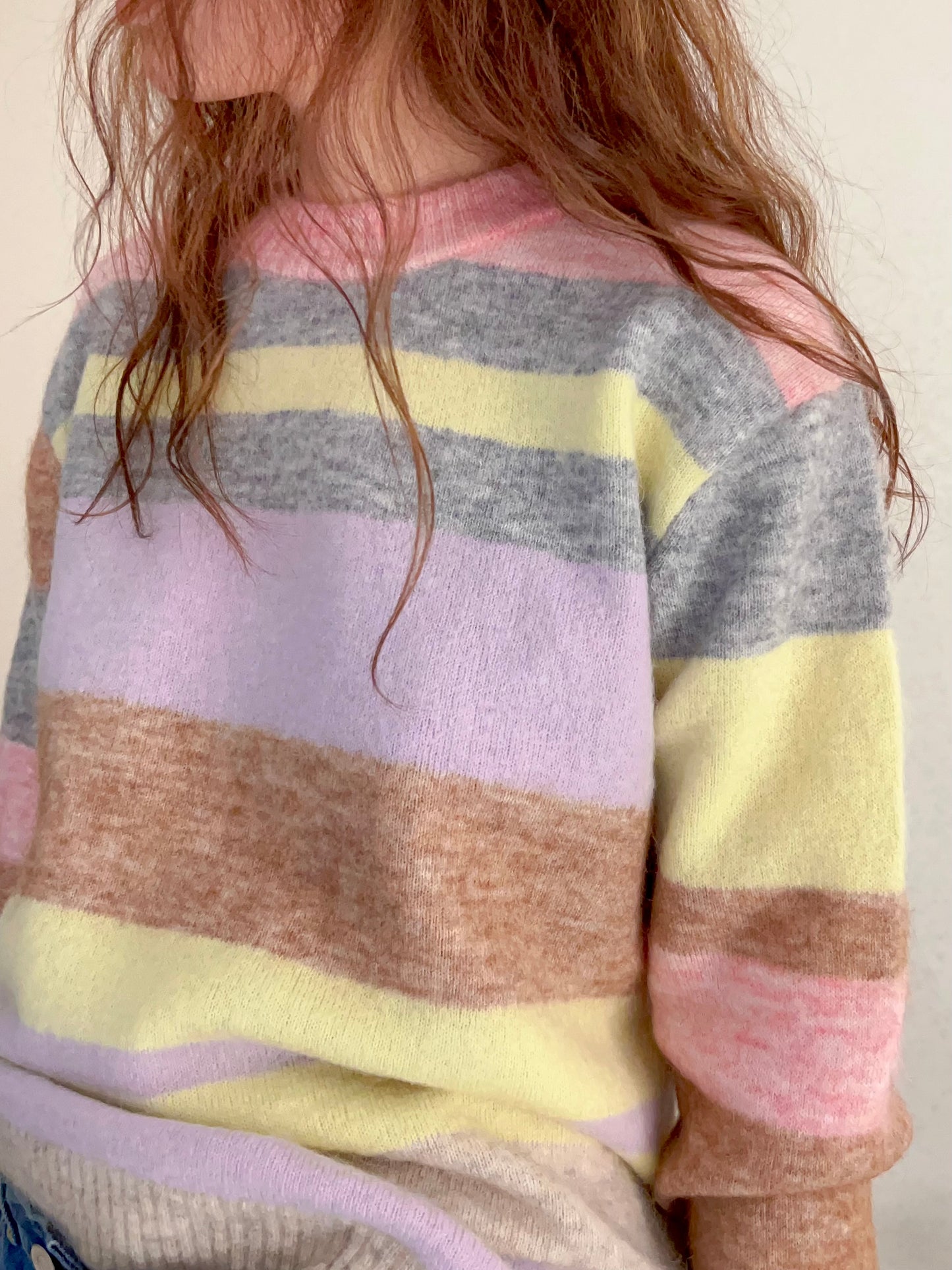 Multicolor Stripe Mohair Sweater