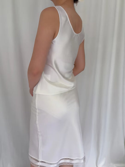 Odette Silk Top -  Cream
