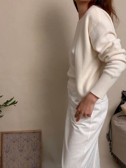 2-in-1 Cashmere Knit Jumper [size F sample sale]