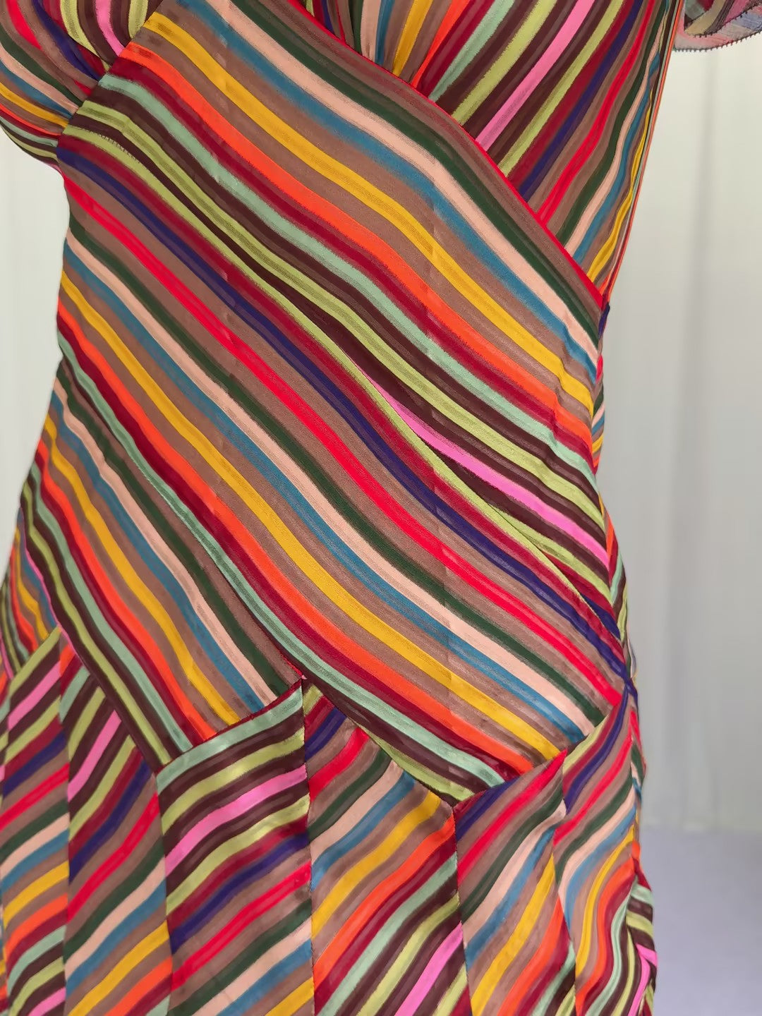 Orphe Maxi Dress - Hedy Stripe in S