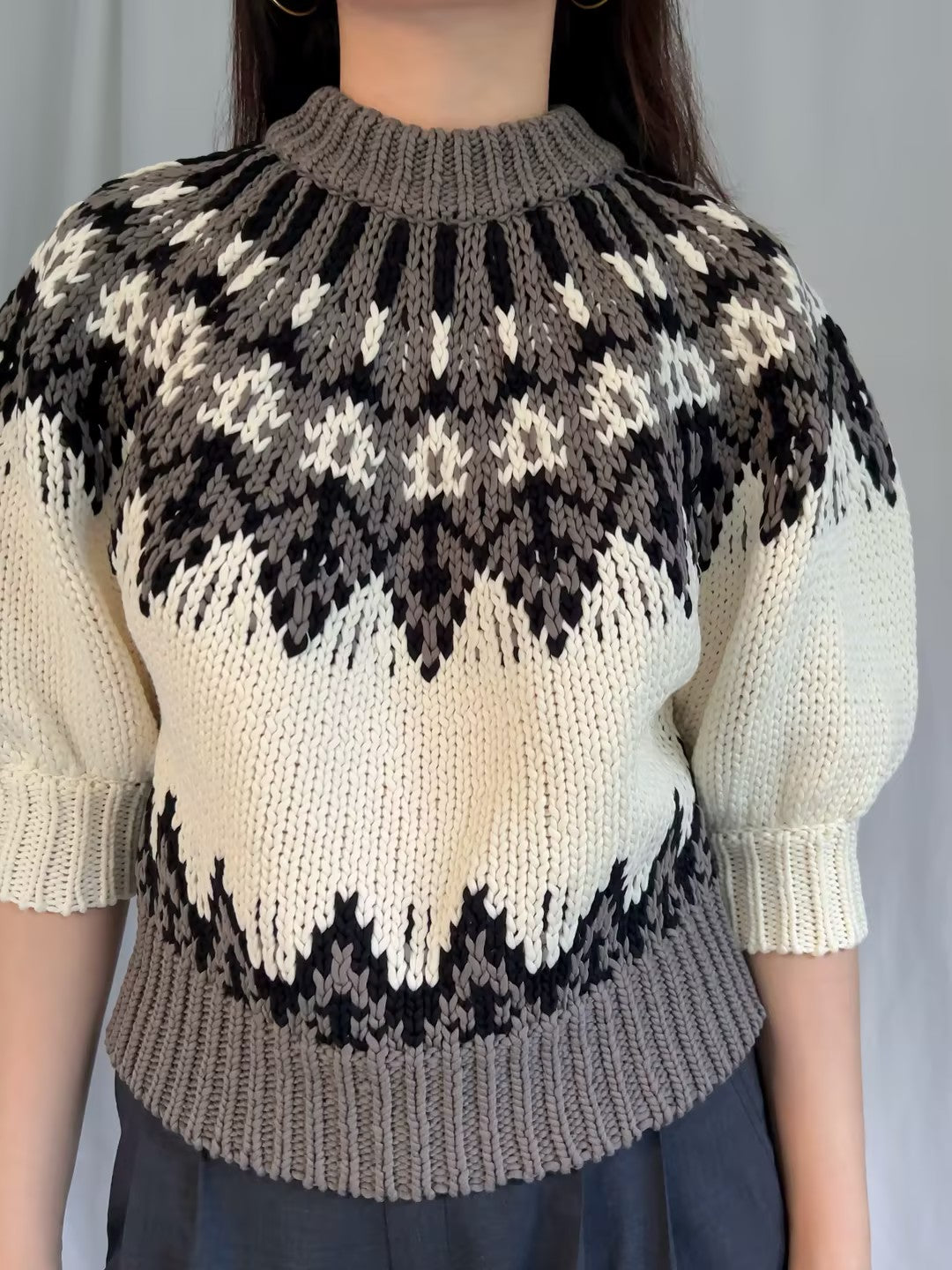 Marty Sweater - Toffee Fairisle