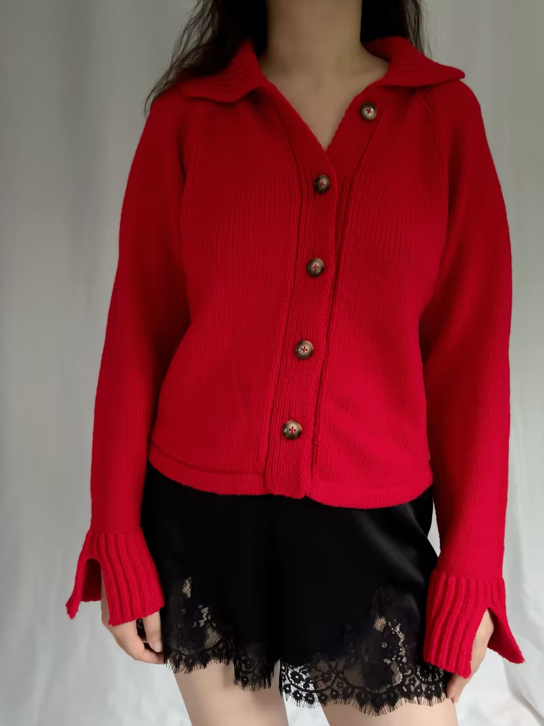 CL Bireno Cardigan - Red in S