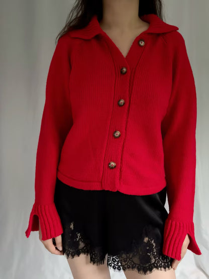 CL Bireno Cardigan - Red in S
