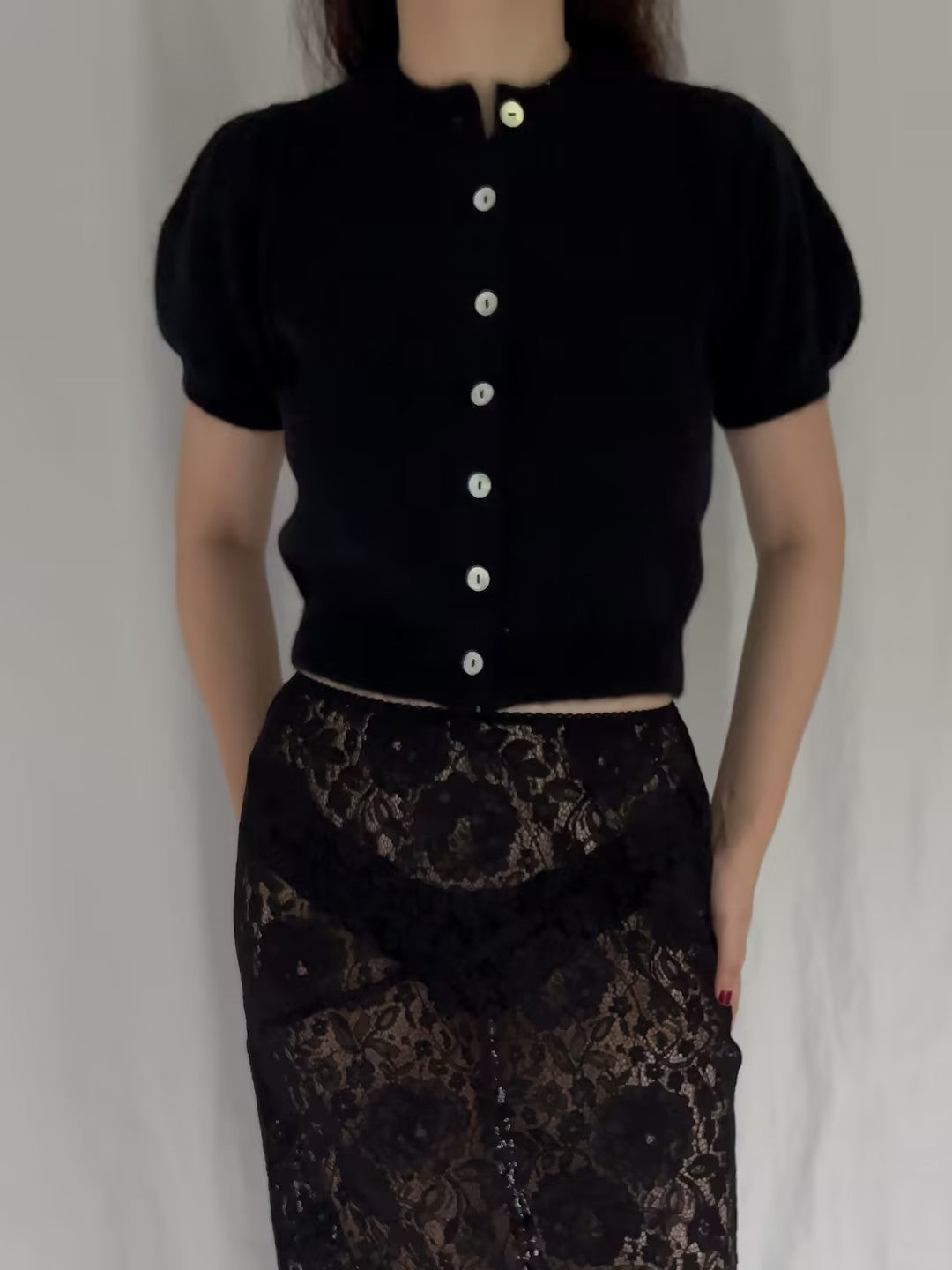 Anisa Cardigan - Black