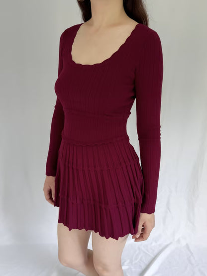Robe courte extensible LSF lavande - Baies épicées