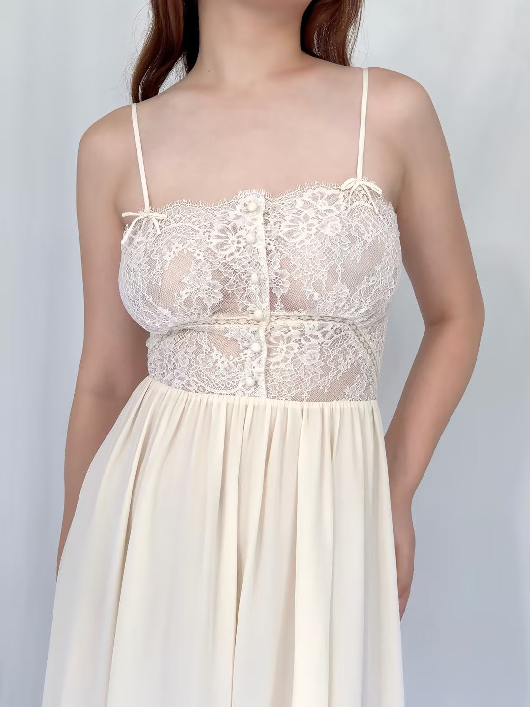 Corinne Dress - Mother of Pearl in XS/M