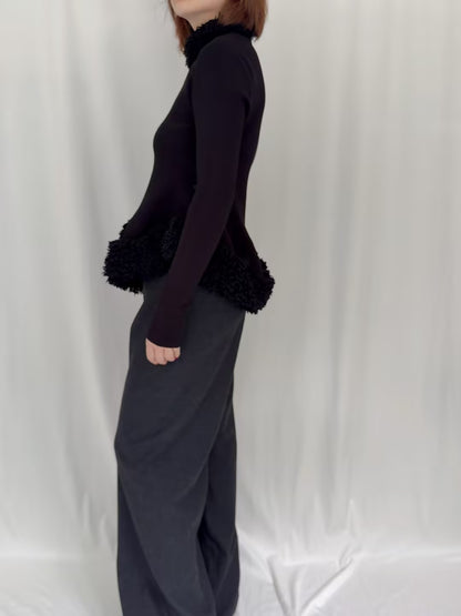 Scout Knit Top - Black in S