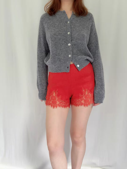 Fern Linen Short - Chili Mango