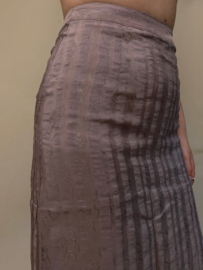 2-In-1 Layered Jacquard Skirt